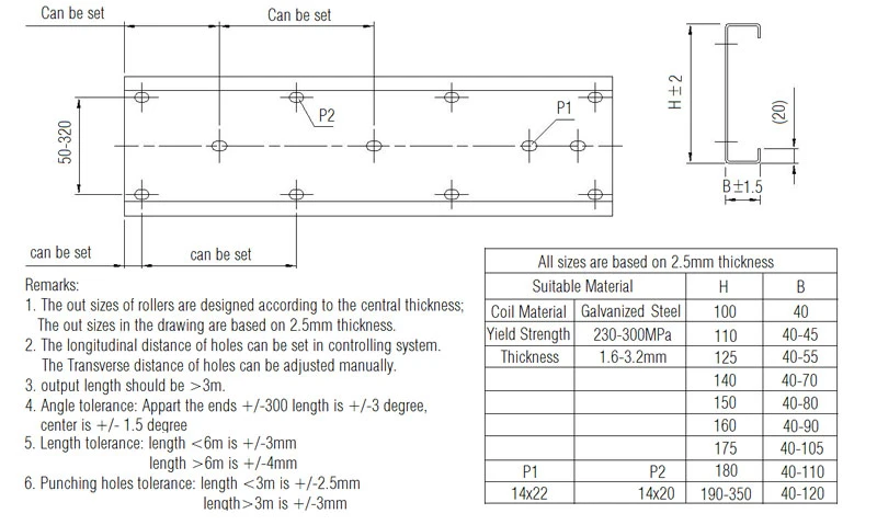 Auto Cuz Lgsf Light Gauge Steel Framing / Frame House Building Purlin Metal Stud Cold Roll Forming Making Machine with CE Certificate 1 Year Warranty Good Price